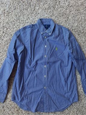 Youth Polo Ralph Lauren button down shirt, size M (10/12)